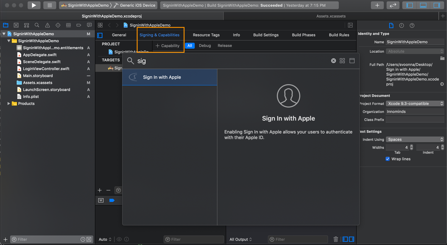 Social Login Using 'Signin with Apple'