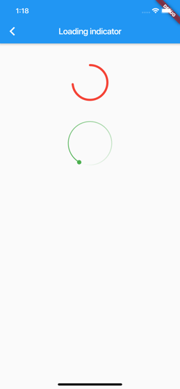 Flutter Loading Screen Indicator