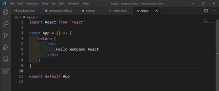 Create a react app without create-react-app
