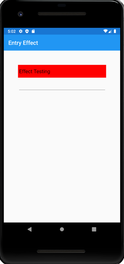 Effect Testing