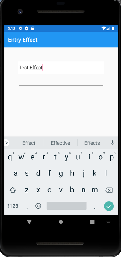 Test Effect