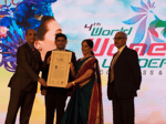 Ms. Lakshmi Achanta honored with the ‘Women Super Achiever’ award by the World Women Leadership Congress